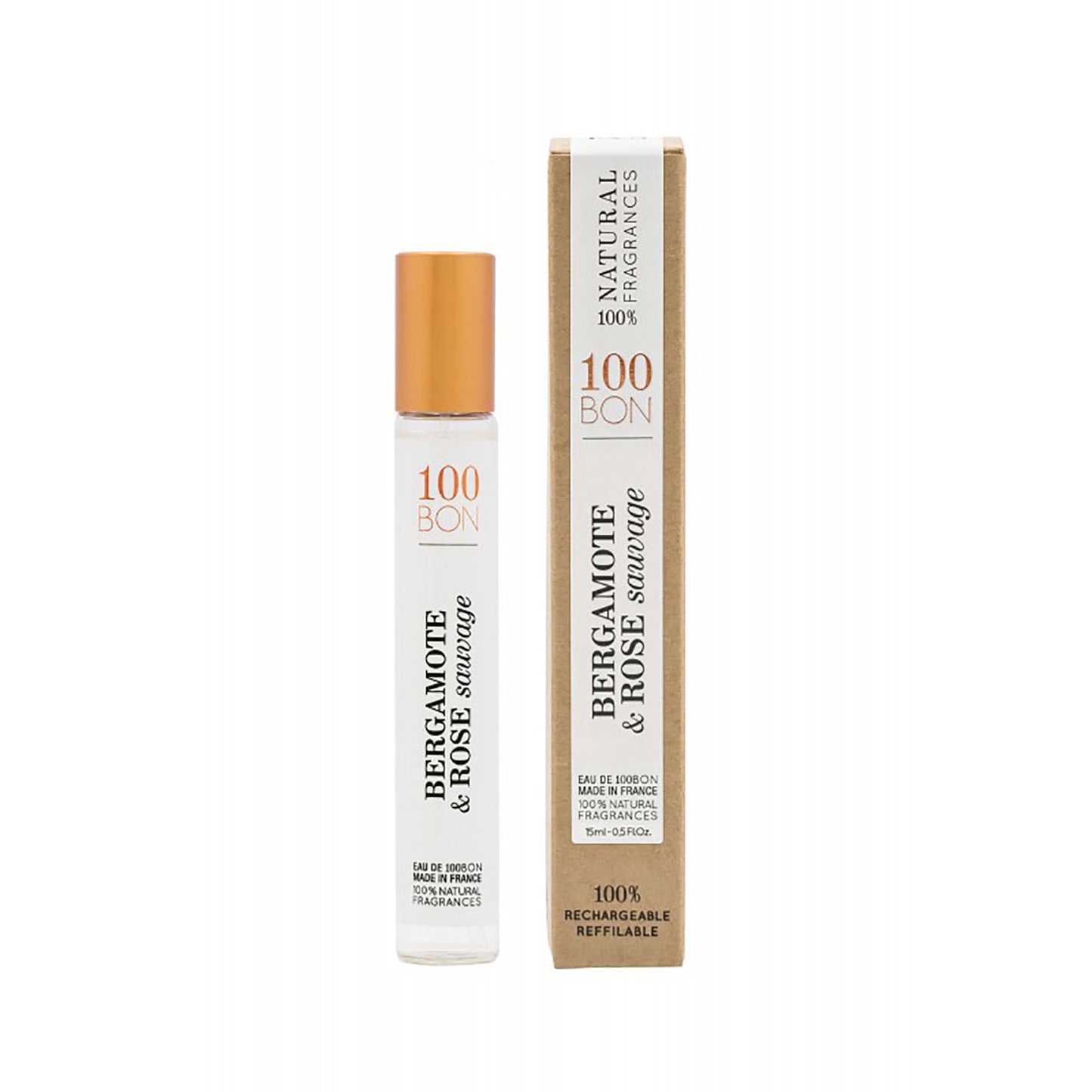 100BON BERGAMOTE & ROSE SAUVAGE EDP SPRAY UNISEX .50 OZ