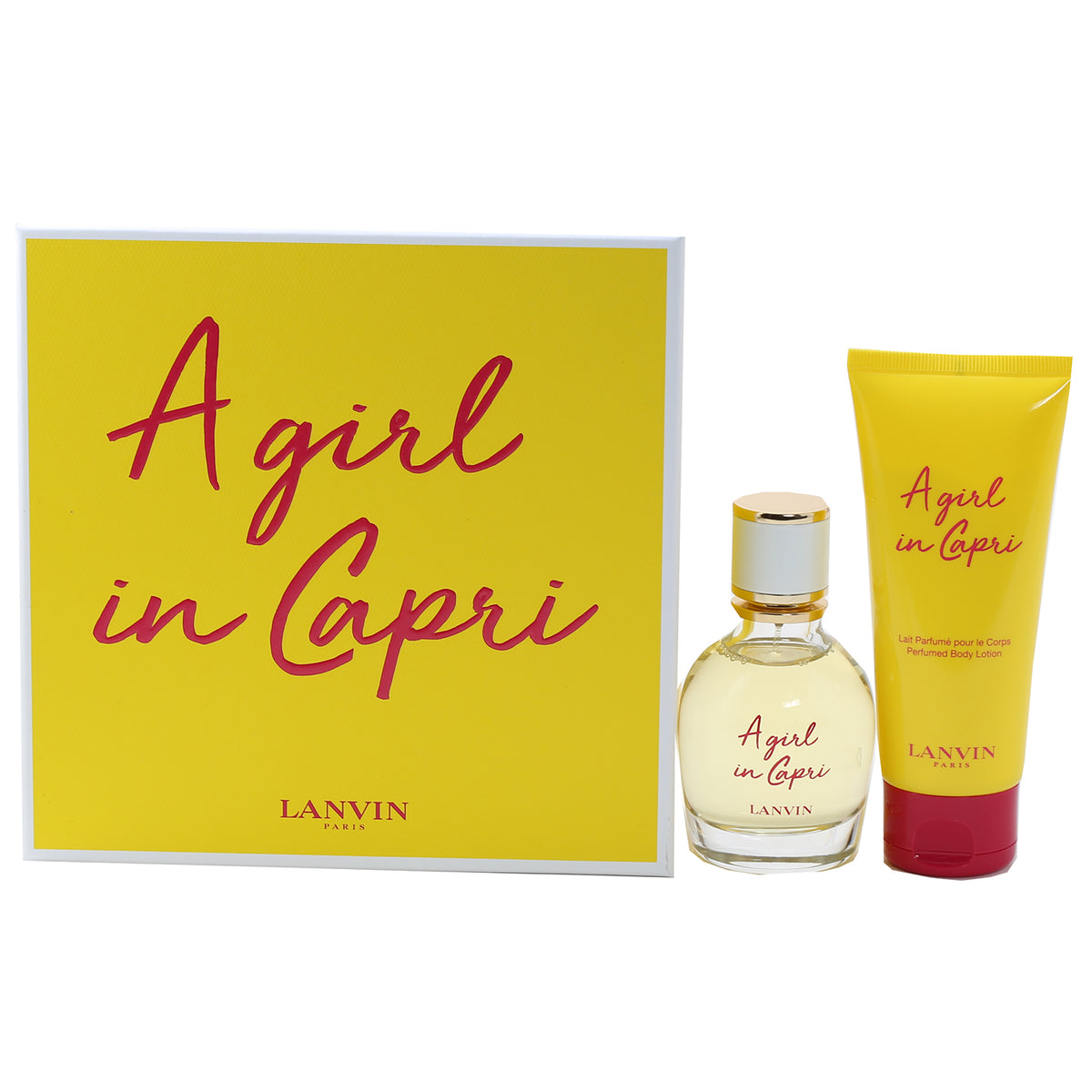 LANVIN A GIRL IN CAPRI LADIES SET 1.7 EDT/3.3 BL SET