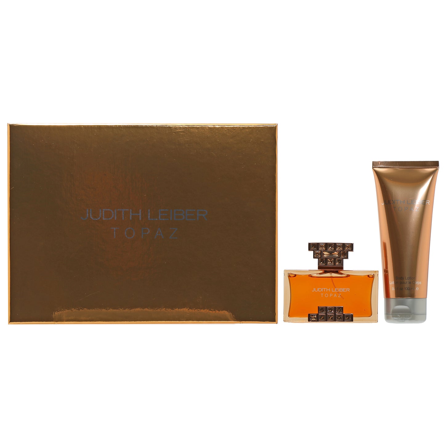 JUDITH LIEBER TOPAZ SET 1.4OZ EDP SPR + 3.4OZ B/LOTION SET