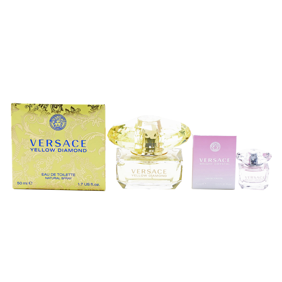 DUO VERACE YELLOW DIAMONDS 1.7 /BRIGHT CRYSTAL .17 OZ DUO