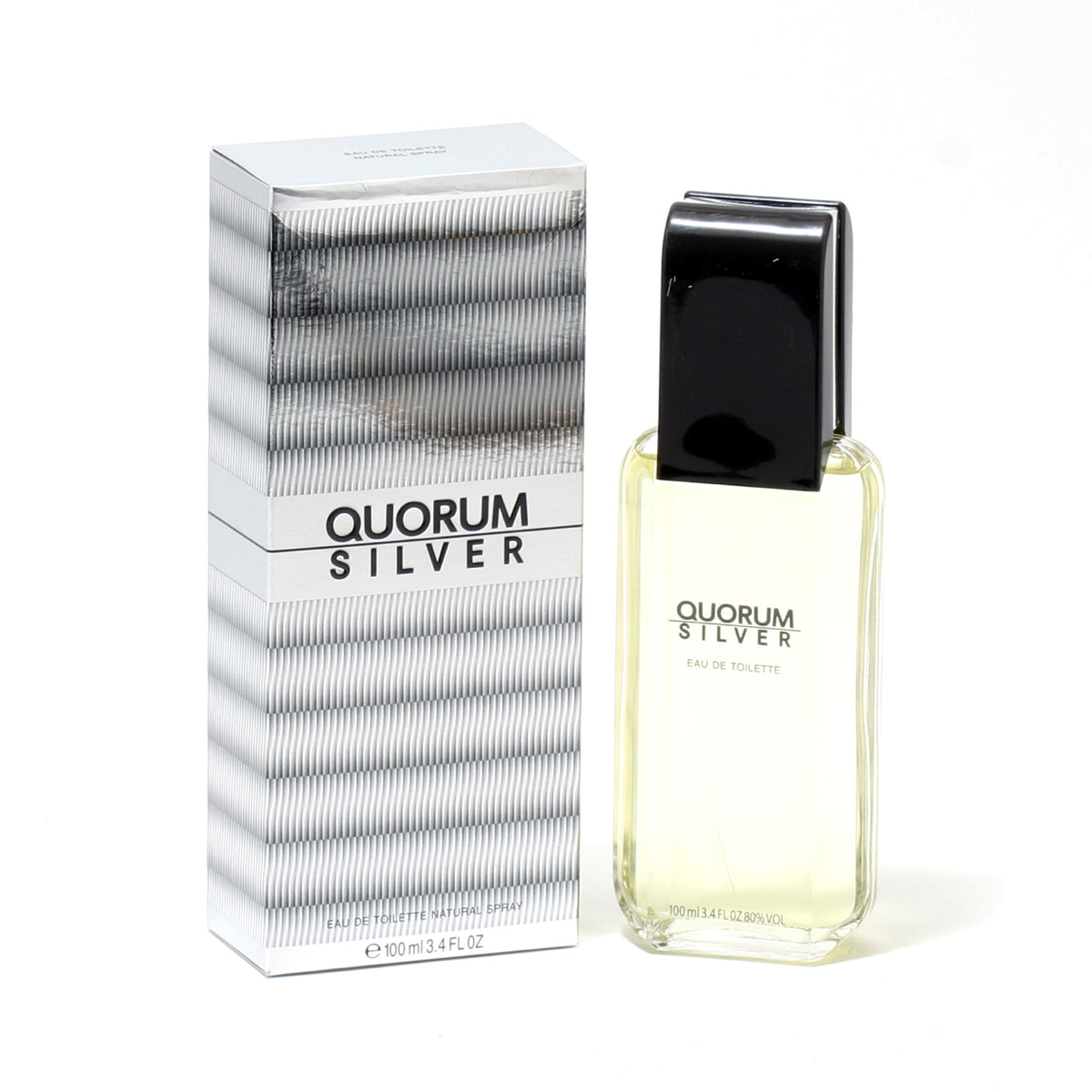 QUORUM SILVER MEN by PUIG EDT SPRAY