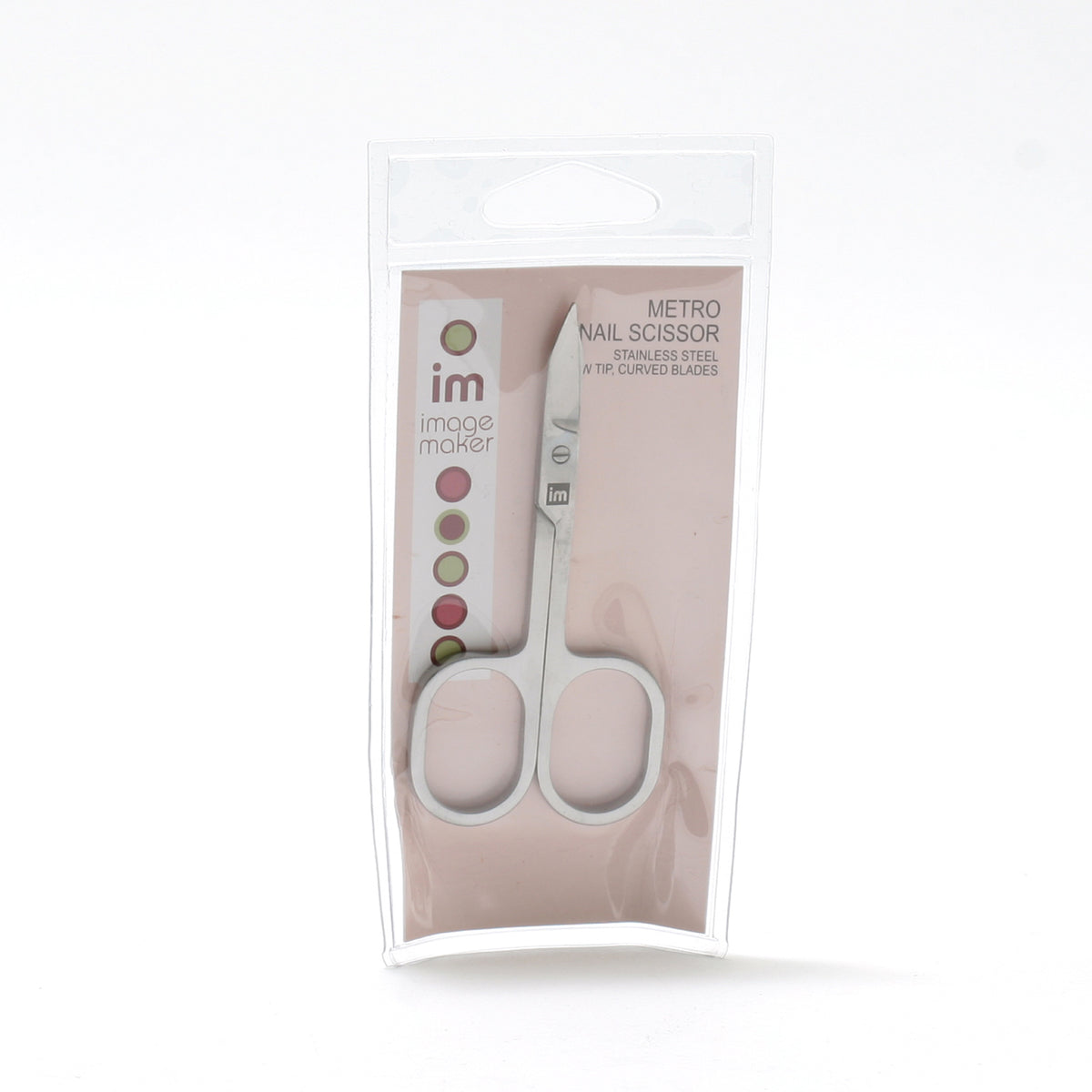 IMAGE MAKER CURVED BLADE NAIL SCISSORS CARDED 1