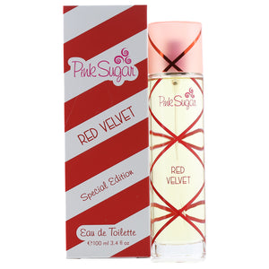 PINK SUGAR RED VELVET by AQUOLINA EDT 3.4 OZ