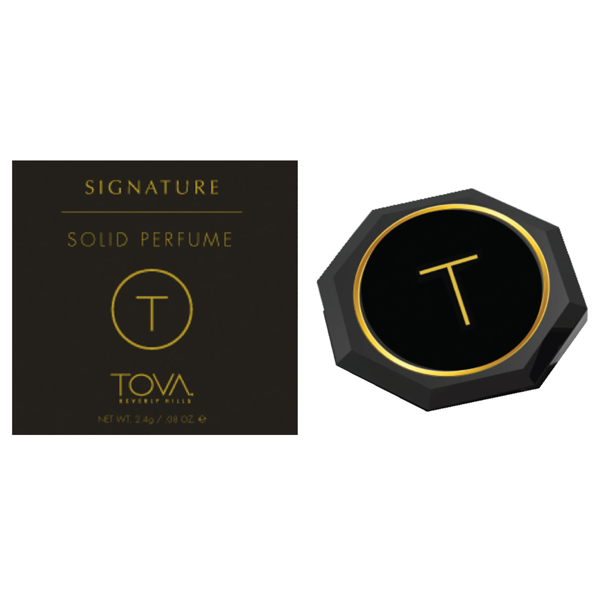TOVA SIGNATURE SOLID PERFUME LADIES COMPACT 2.4 G