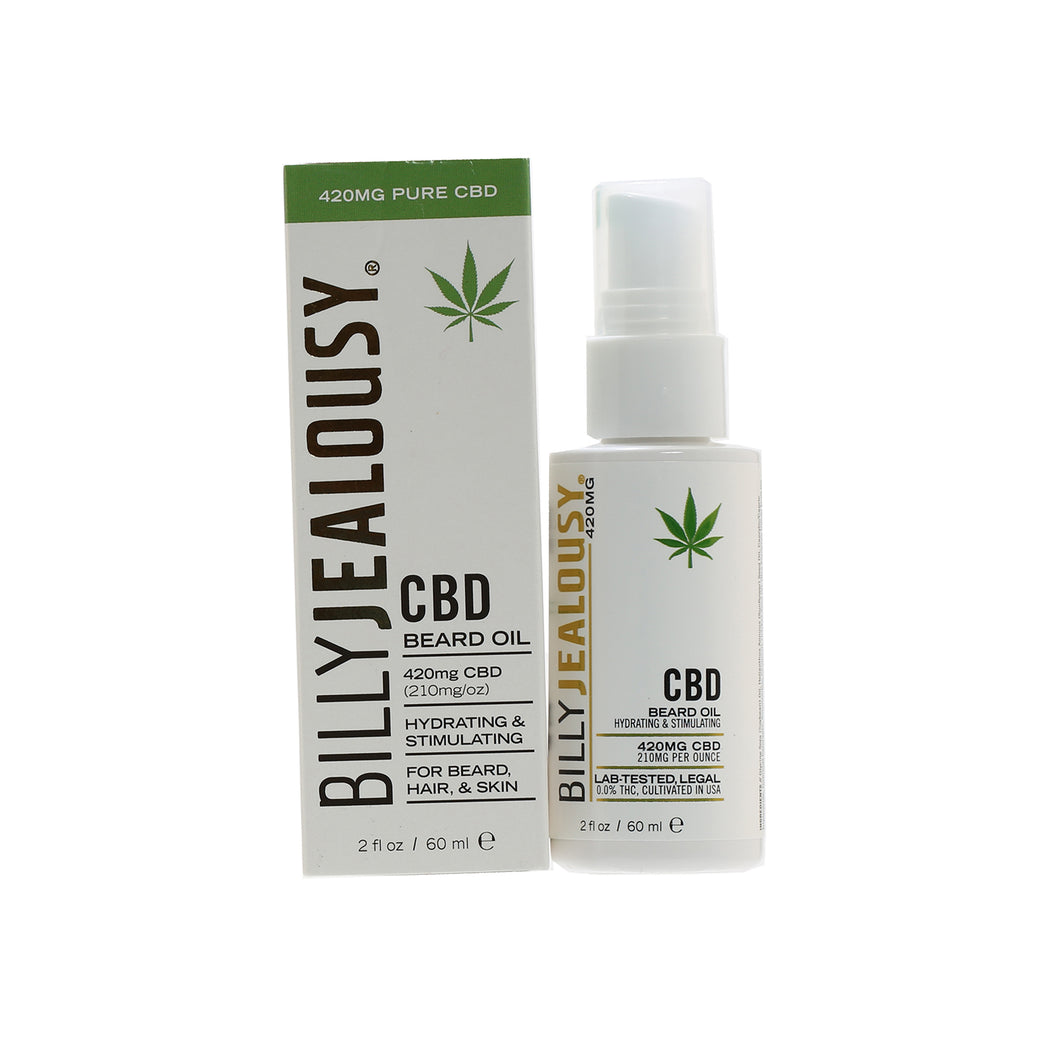 BILLY JEALOUSY CBD BEARD OIL W/ 420MG CBD 2 OZ