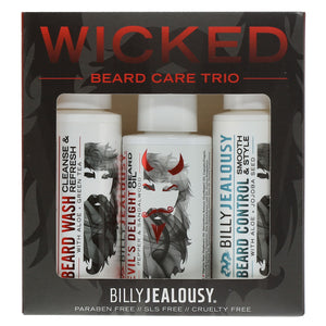 BILLY JEALOUSY WICKED SET WASH/CONTROL/DEVIL DELIGHT OIL SET