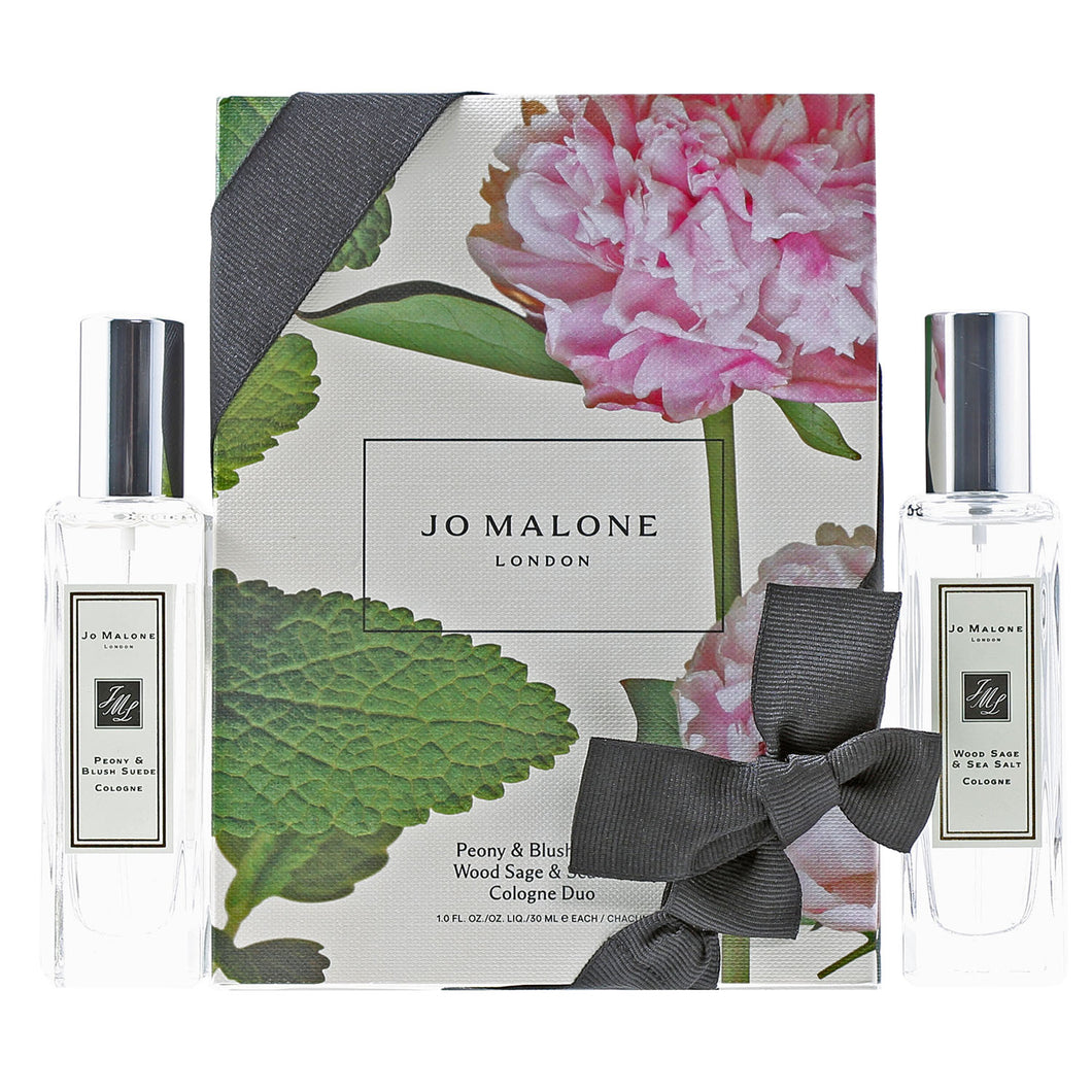 JO MALONE PEONY BLUSH SUEDE/ WOOD SAGE SEA SLT (2) 1 OZ SET SET