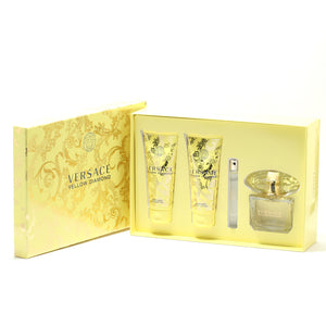 VERSACE YELLOW DIAMONDS 3OZ/ SP/3.4 SG/3.4 BL/BAG SET