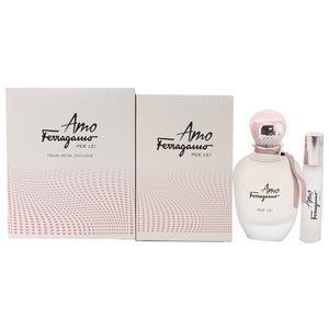 FERRAGAMO AMO PER LEI SET 3.4 EDP/PURSE SPRAY.34 SET