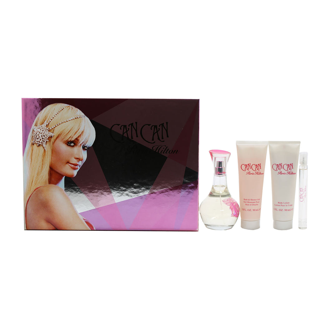 CAN CAN by PARIS HILTON  SET 3.4EDP/3.0 BL/3.0 SG/.34MINI SET