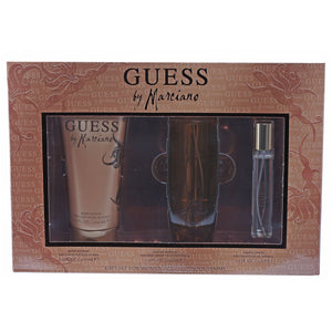 GUESS MARCIANO LADIES SET 3.4 EDP/6.7 BL/0.5 TRAVEL SPRAY SET