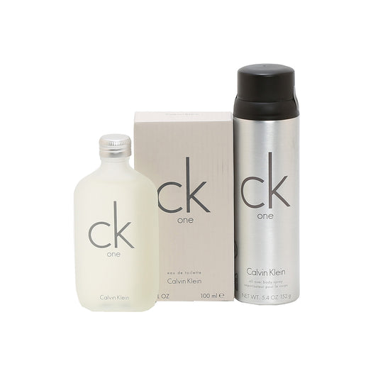 DUO CK ONE 3.4 OZ EDT SPRAY/ 5.4 OZ BODY SPRAY DUO
