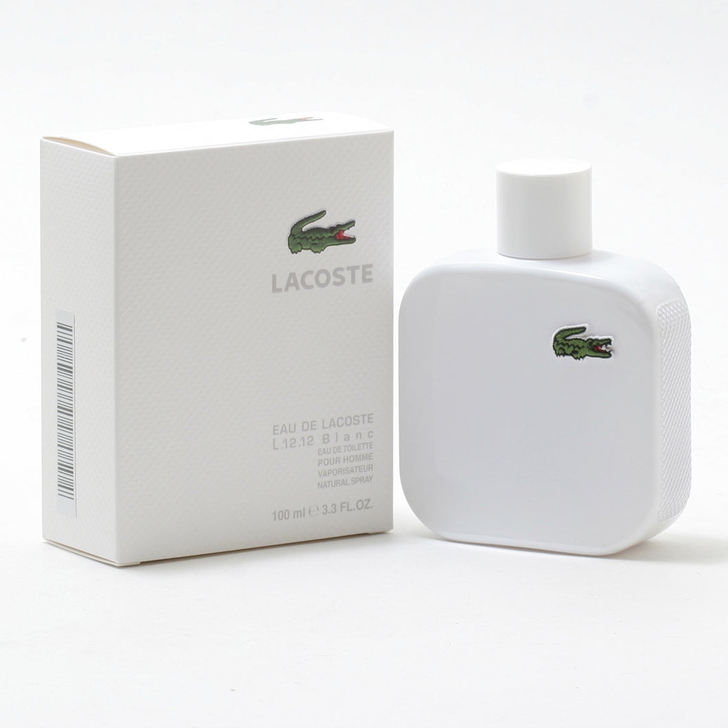 LACOSTE EAU DE LACOSTE L.12.12 BLANC MEN - EDT SPRAY 3.3 OZ