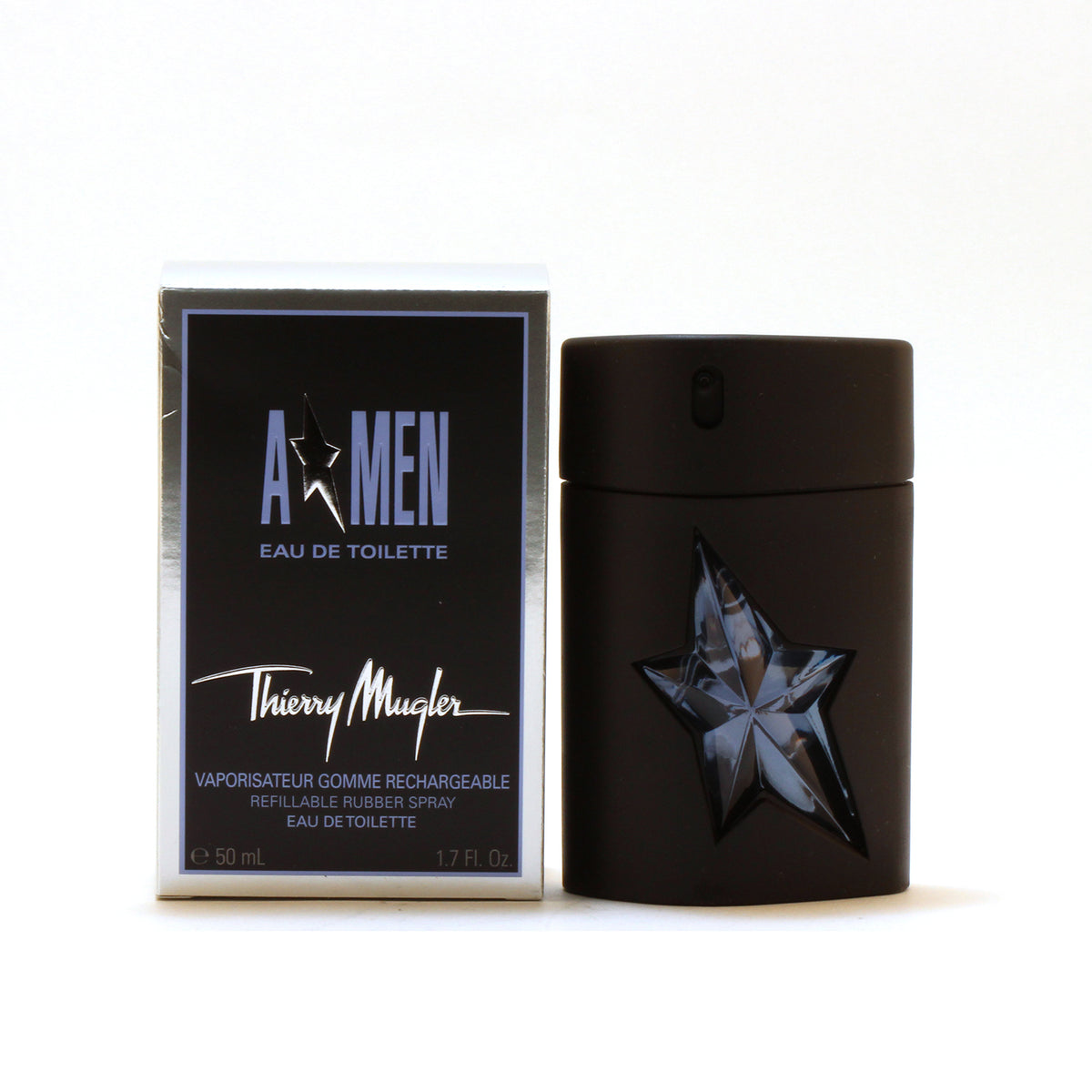 ANGEL A MEN by THIERRY MUGLER EDT SPRAY (RUBBER) REFILLABLE