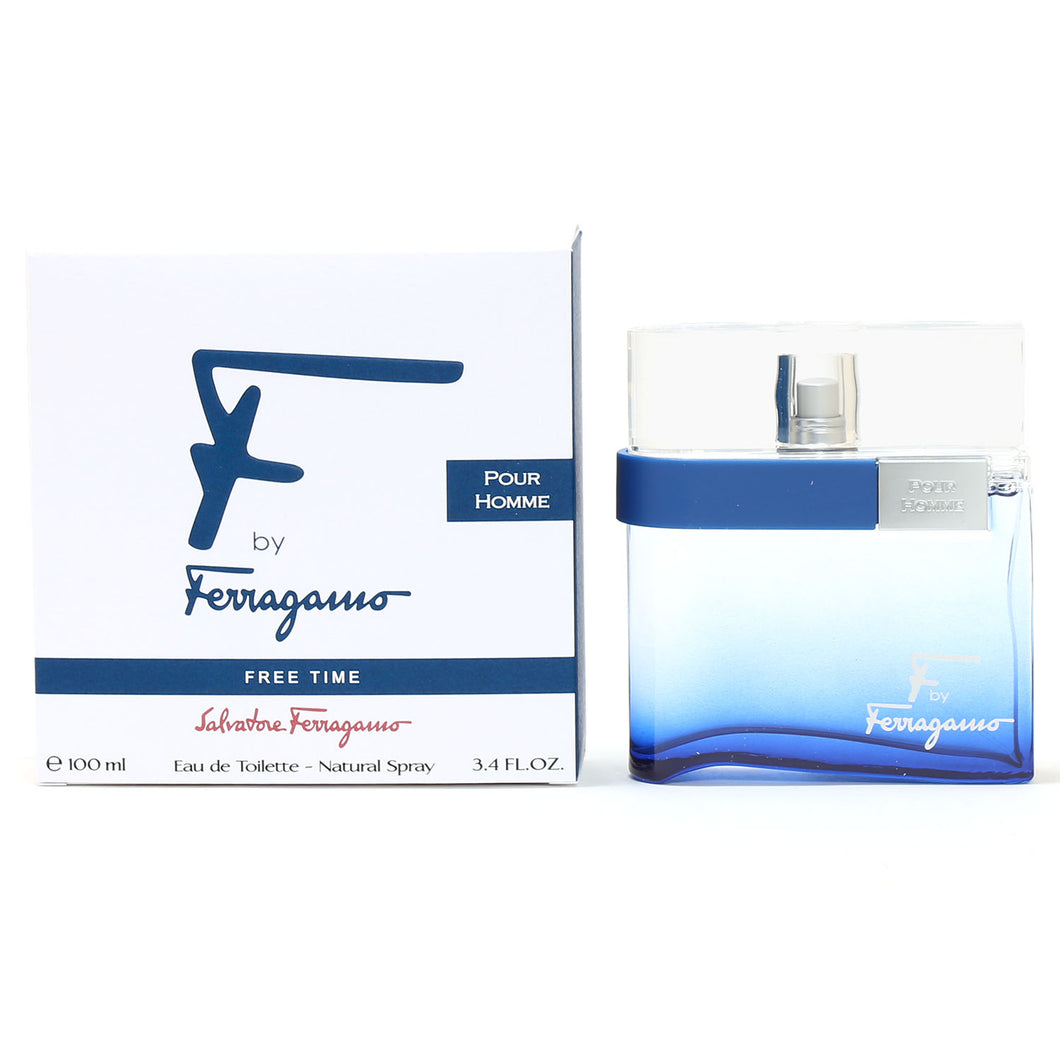 FERRAGAMO F FREE TIME MEN EDT SPRAY 3.4 OZ