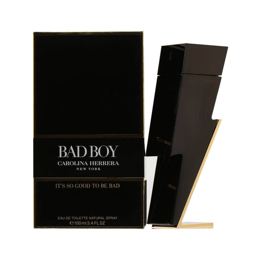 CAROLINA HERRERA BAD BOY FOR MEN EDT SPRAY 3.4 OZ