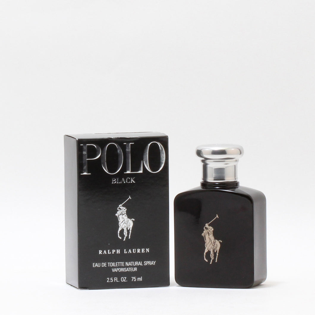 POLO BLACK FOR MEN by RALPH LAUREN EDT SPRAY 2.5 OZ