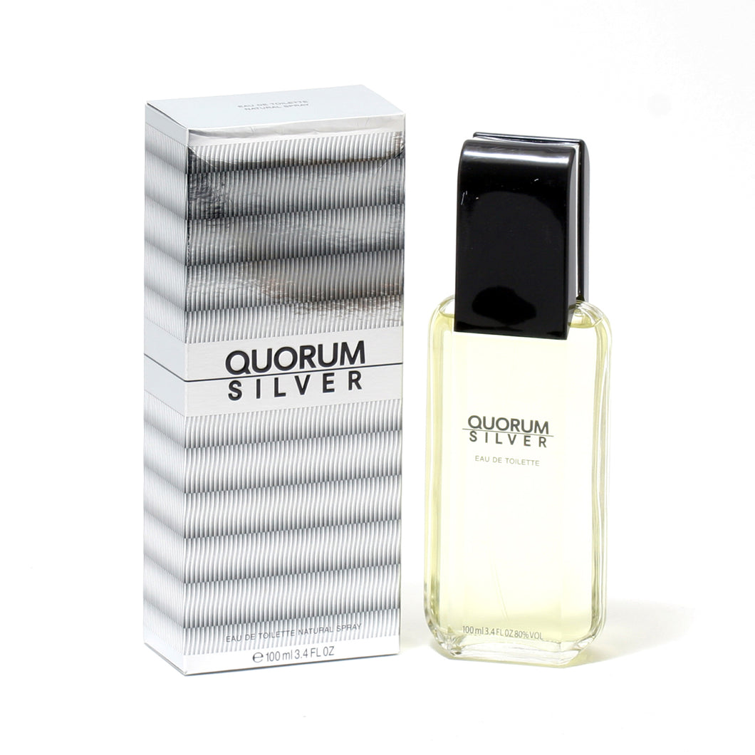 QUORUM SILVER MEN by PUIG - EDT SPRAY 3.4 OZ