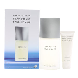 ISSEY MIYAKE POUR HOMME TRAVEL SET 4.2 SP/2.5 SG TUB SET