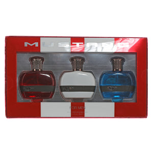 MUSTANG COFFRET SET RED WHITE BLUE 1 OZ SET SET