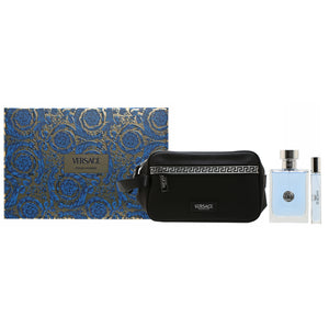 VERSACE POUR HOMME 3.4 EDT 0.3 EDT/BAG SET