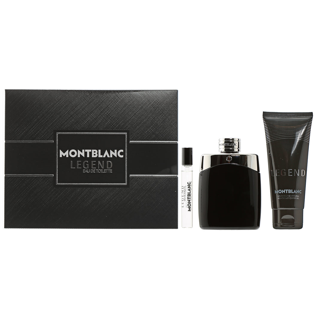 MONT BLANC LEGEND MEN 3.3 EDT/ 3.3 SG/.25 MINI SET