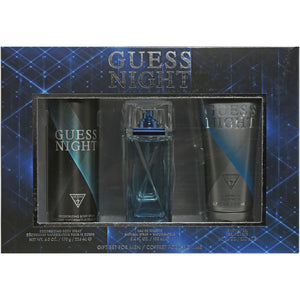 GUESS NIGHT MENS SET 3.4 EDT 6.0 BS/6.7 SG SET