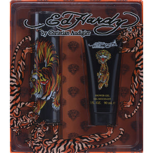 ED HARDY - 3.4 OZ EDT SPRAY/3 OZ SHOWER GEL SET