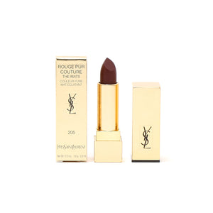 YSL ROUGE PUR COUTURE THE MATS #205 PRUNE VIRGIN 1