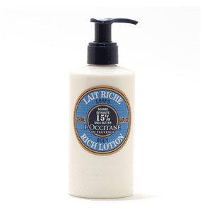 L'OCCITANE SHEA BUTTER RICH BODY LOTION 8.4 OZ