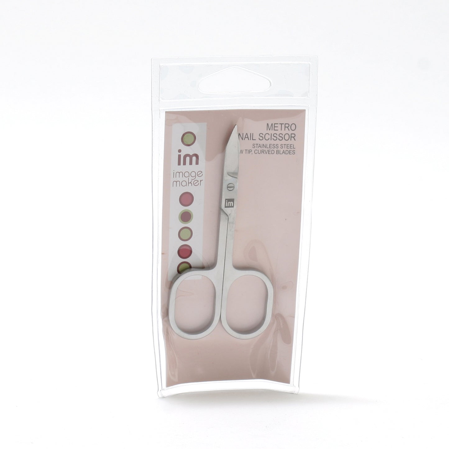 IMAGE MAKER CURVED BLADE NAIL SCISSORS CARDED 1