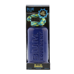 BUM EQUIPMENT BLUE FOR MEN EDT SPRAY W/BUM WRAP BRACELET 3.4 OZ