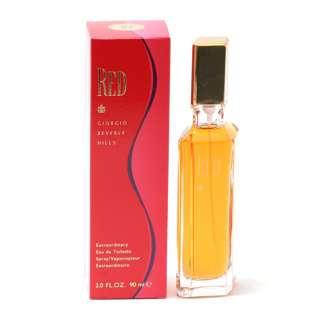 RED LADIES by GIORGIO BEVERLY HILLS - EDT SPRAY 3 OZ